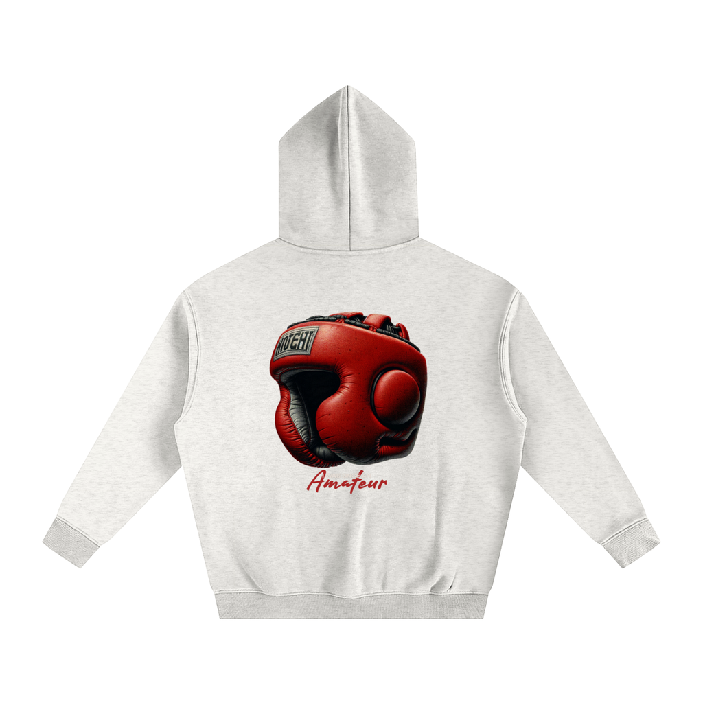 Printed-Oversize Fleeced Hoodie