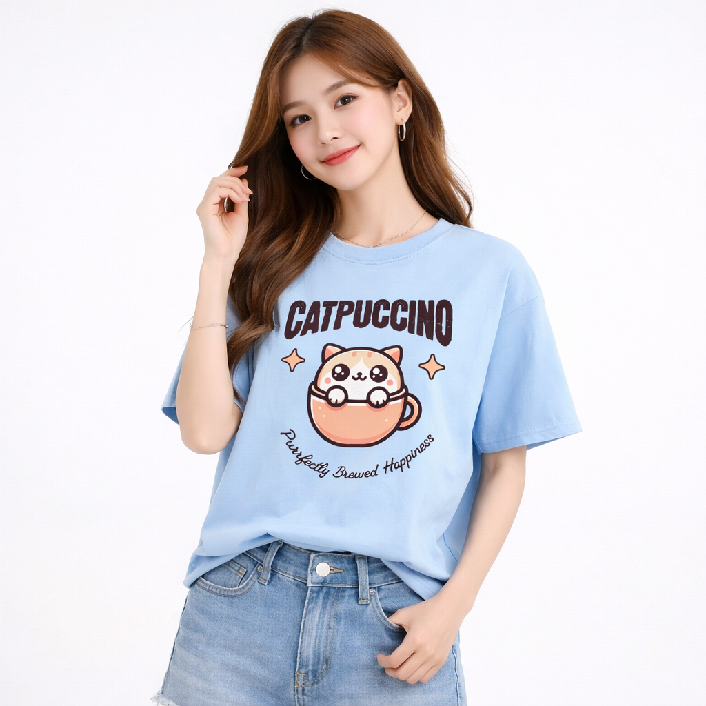 Cappuccino-Essential Cotton T-Shirt