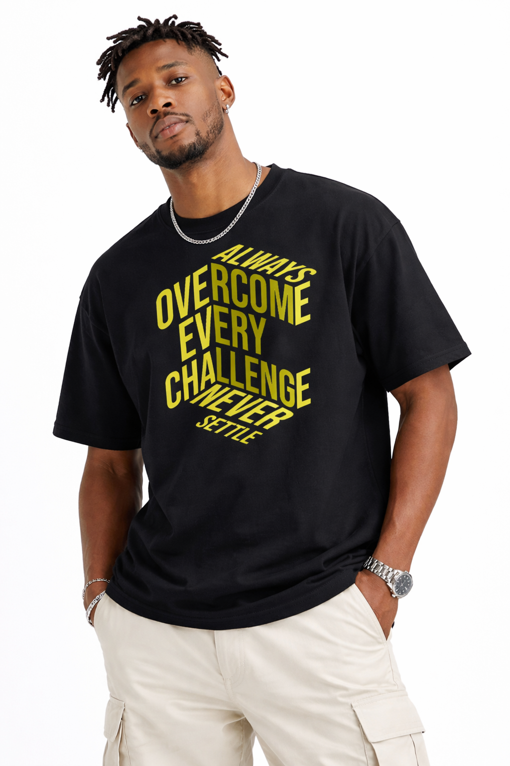 OVERCOM-Essential Cotton T-Shirt