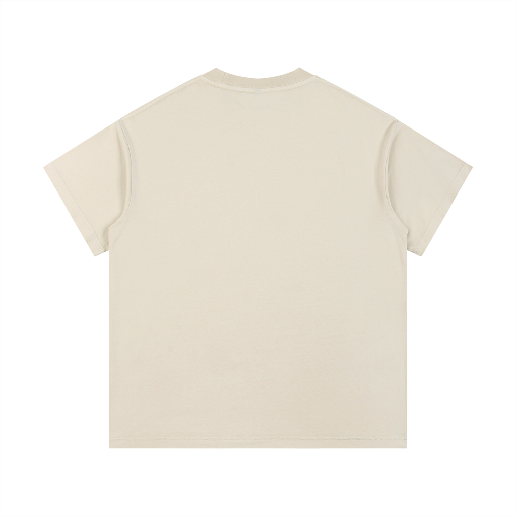 leopardPrint-Vintage Wash Cotton T-Shirt
