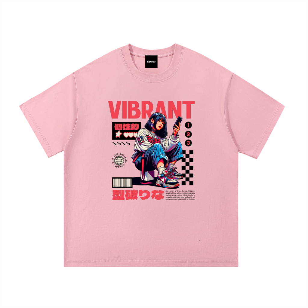 VIBRANT-Essential Cotton T-Shirt