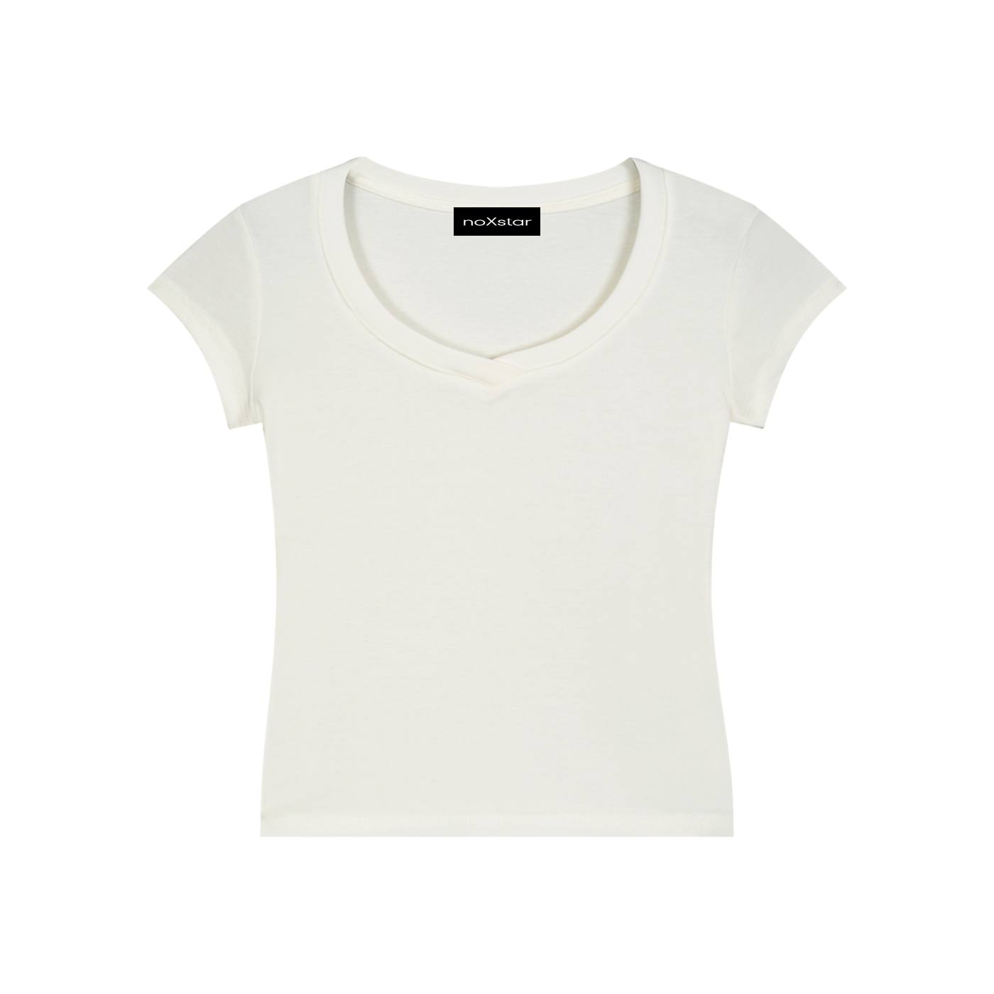 Essential V-Neck Bodycon T-Shirt