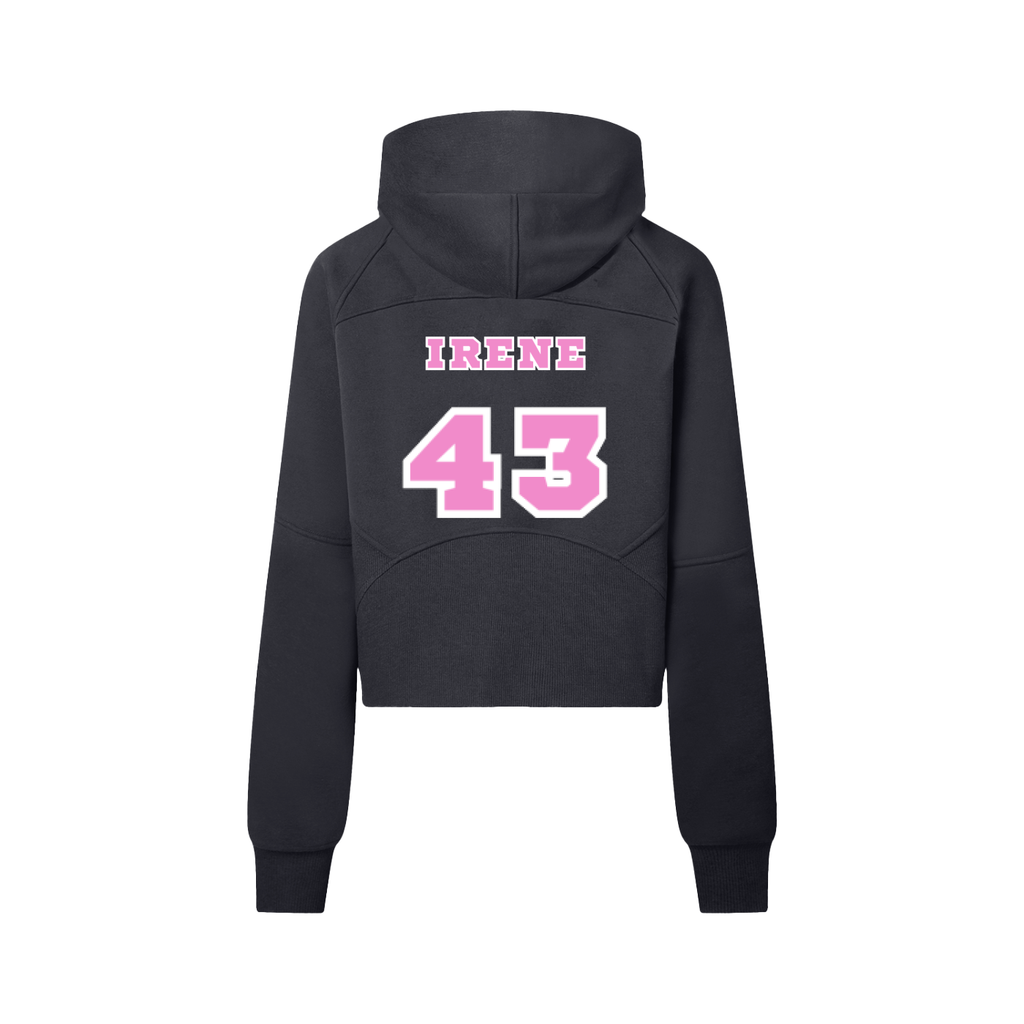 Women IRENE Cropped Half-Zip Hoodie