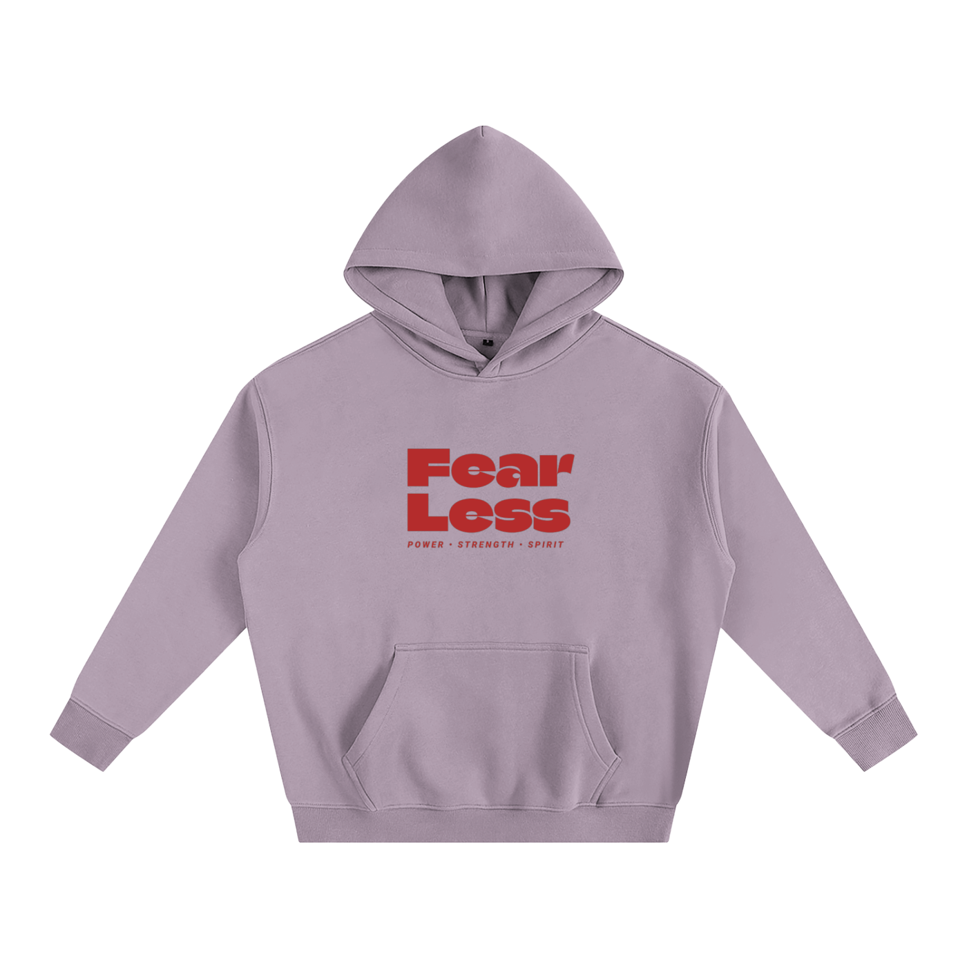 Fear less-Oversize Fleeced Hoodie