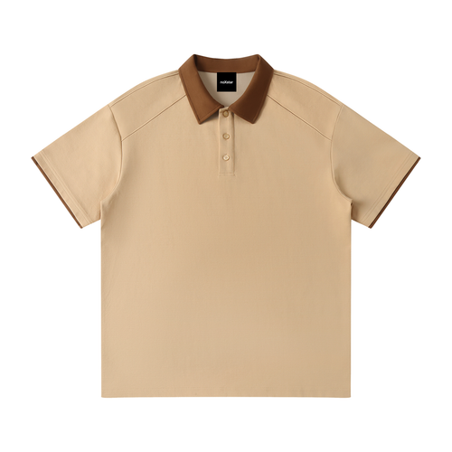 Contrast Collar Raglan unisex  Polo Shirt