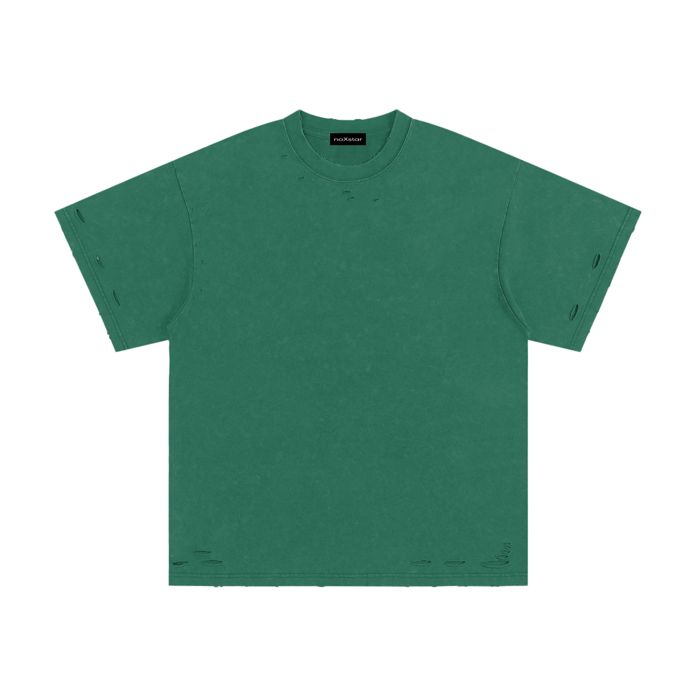 Heavyweight Snow Washed Hand-Frayed T-Shirt