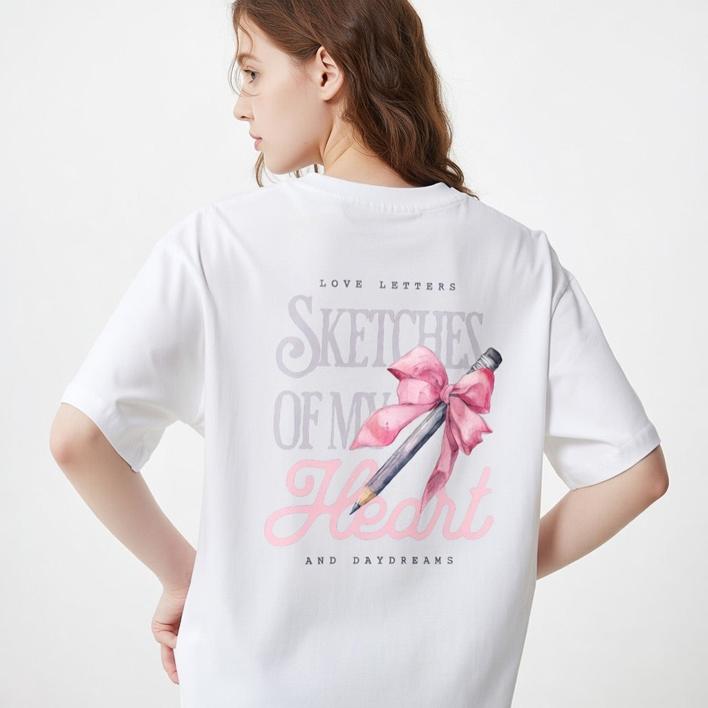 Heart-Essential Cotton T-Shirt