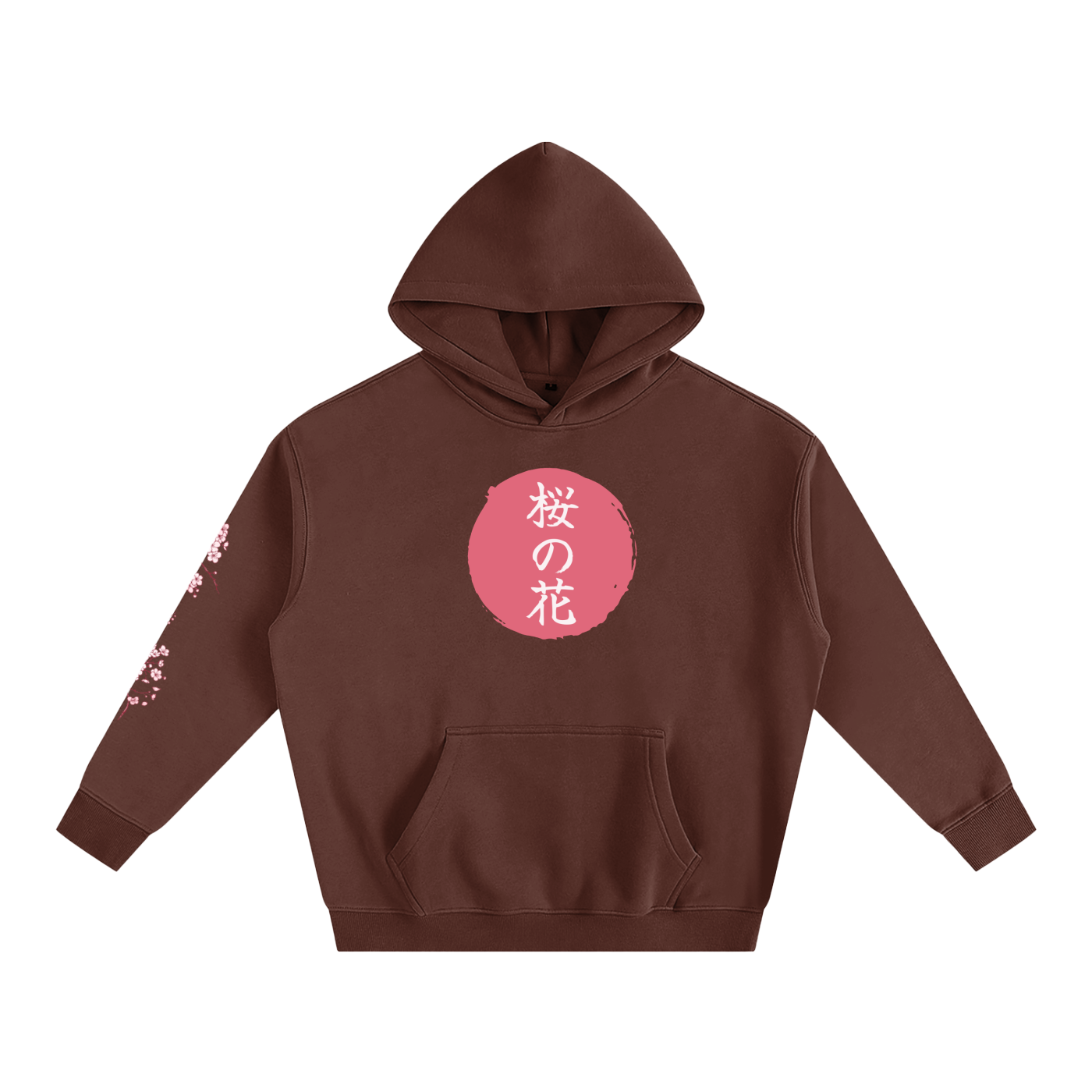 Cherry blossom-Oversize Fleeced Hoodie