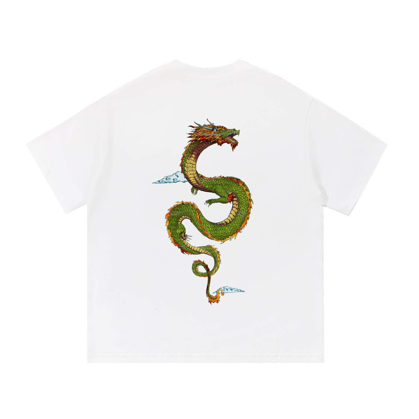 Dragon Printed Cotton T-Shirt