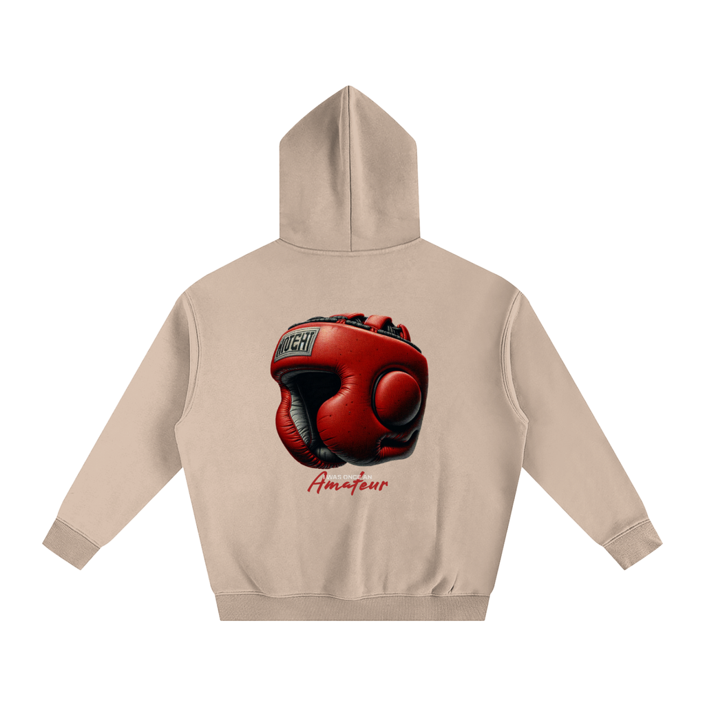 Printed-Oversize Fleeced Hoodie