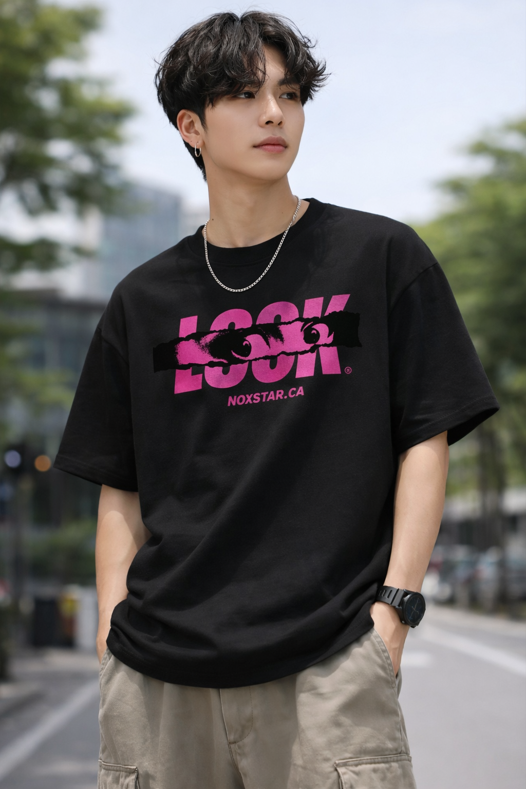 LOOK-Essential Cotton T-Shirt
