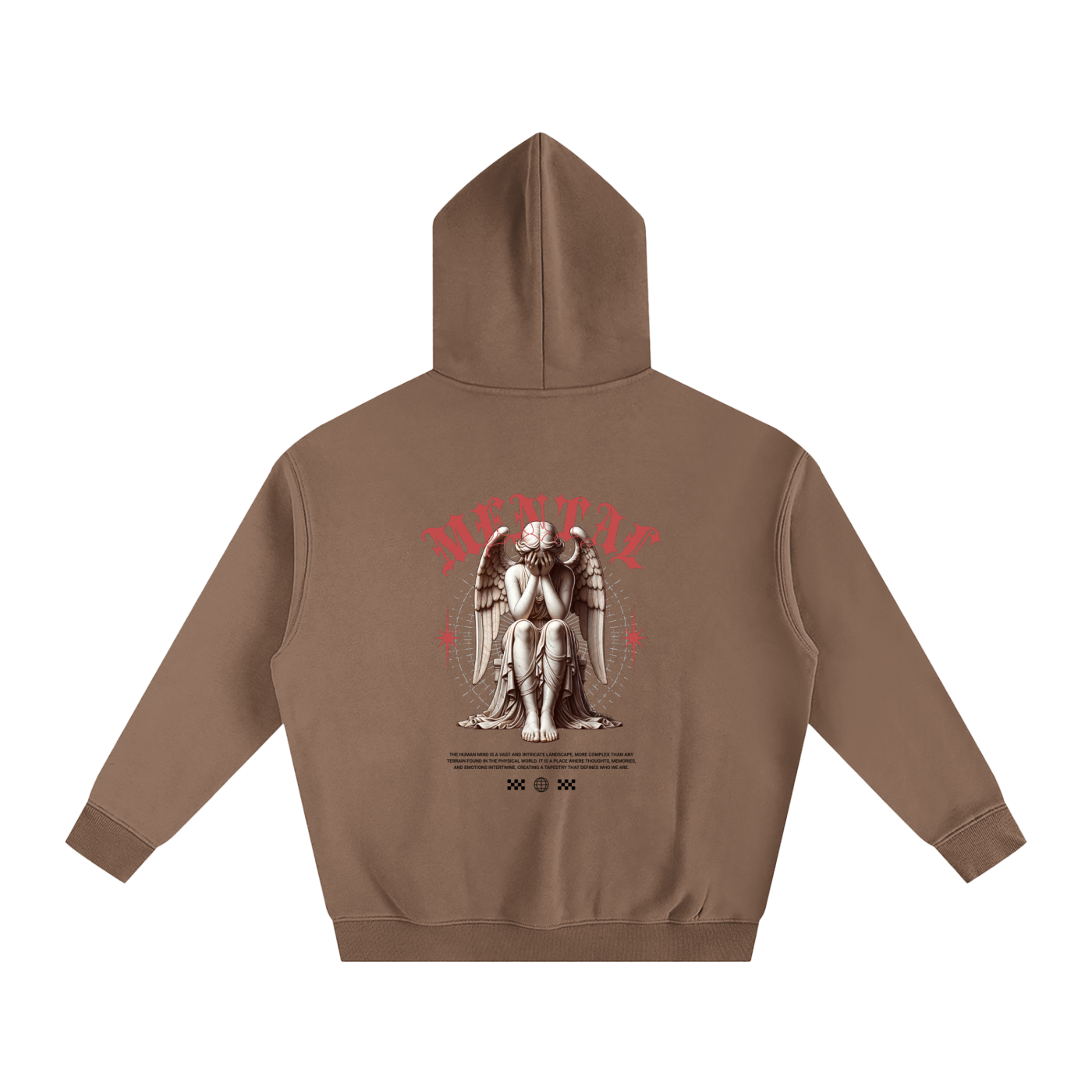 Mental-Oversize Fleeced Hoodie