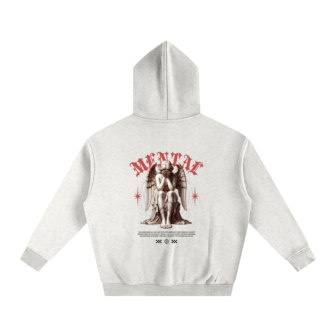 Mental-Oversize Fleeced Hoodie