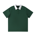 Contrast Collar Raglan unisex  Polo Shirt