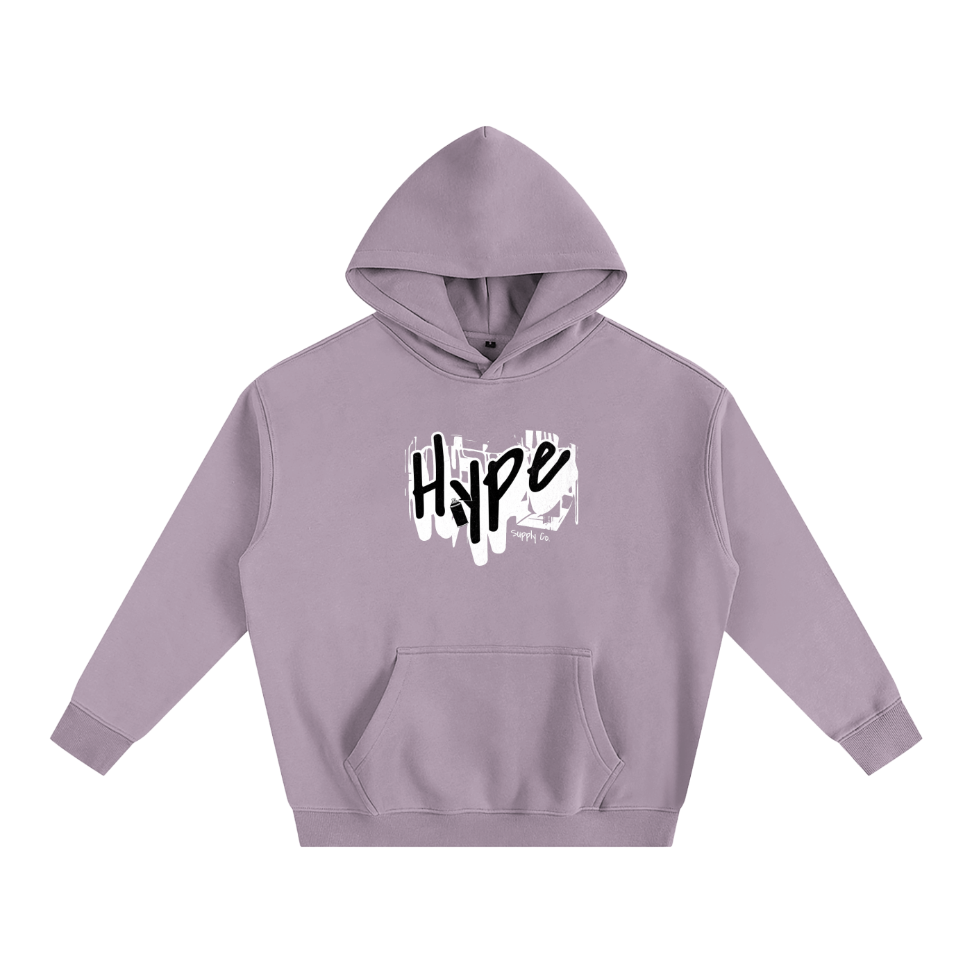 Hype-Oversize Fleeced Hoodie