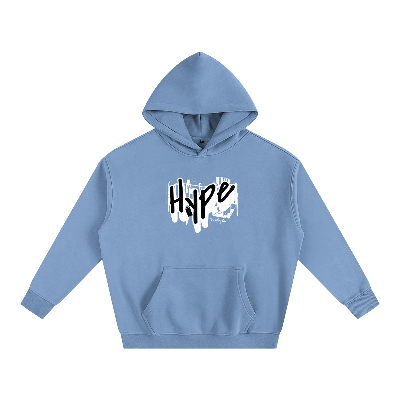 Hype-Oversize Fleeced Hoodie