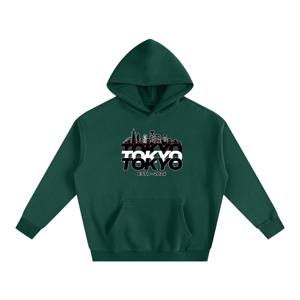 TOKYO-Oversize Fleeced Hoodie