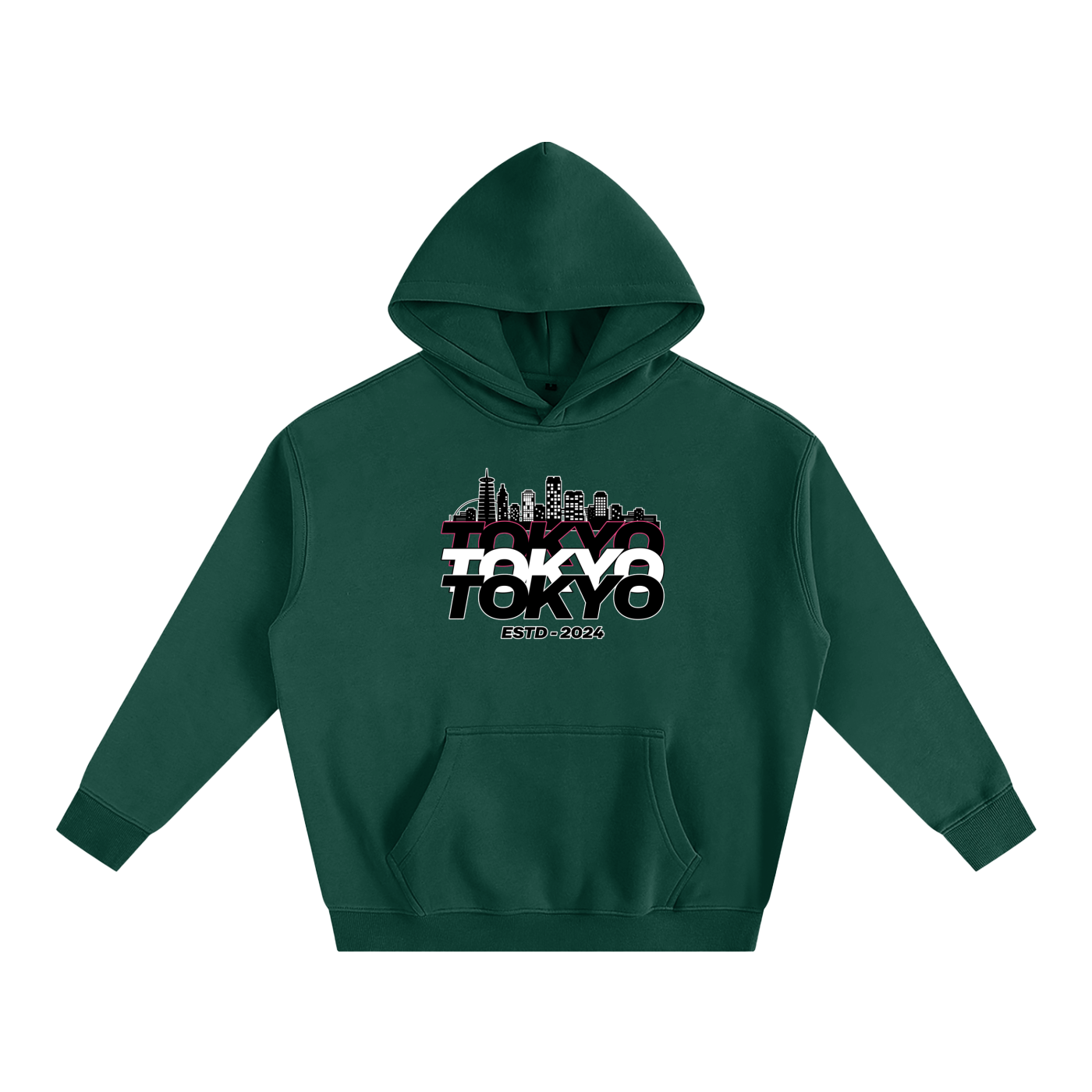 TOKYO-Oversize Fleeced Hoodie