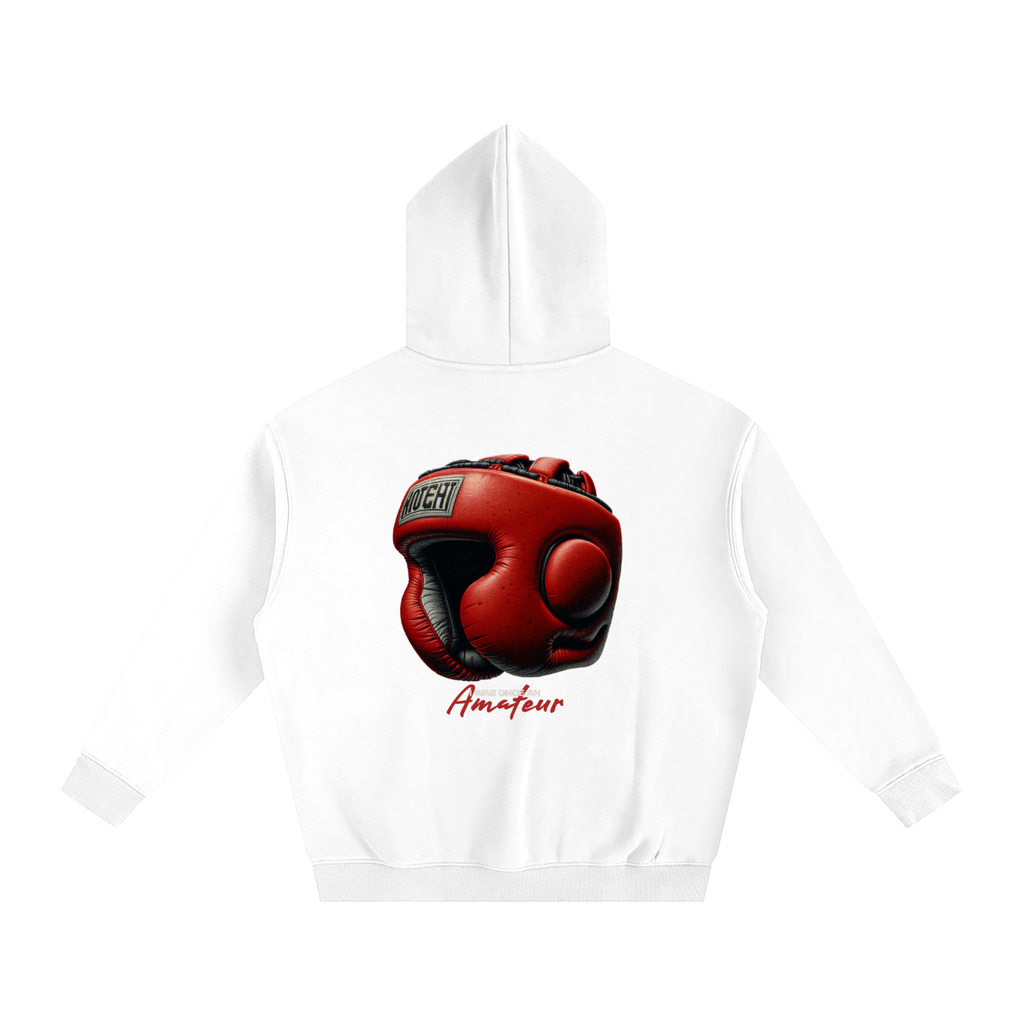 Printed-Oversize Fleeced Hoodie