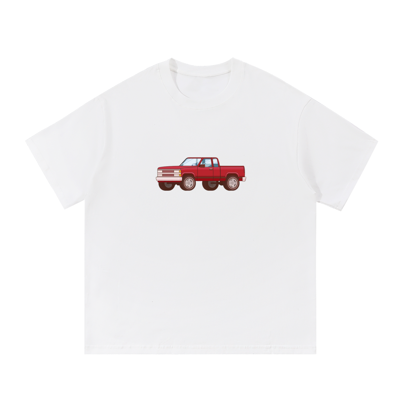 Truck Graphics Cotton T-Shirt