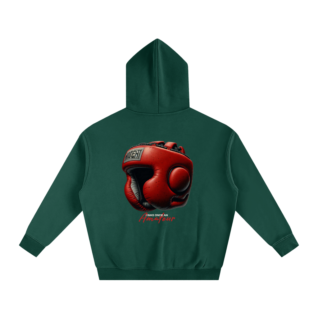 Printed-Oversize Fleeced Hoodie
