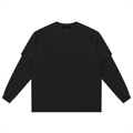 Layered Long Sleeve Oversized Tee