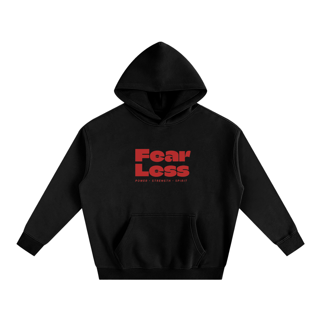 Fear less-Oversize Fleeced Hoodie