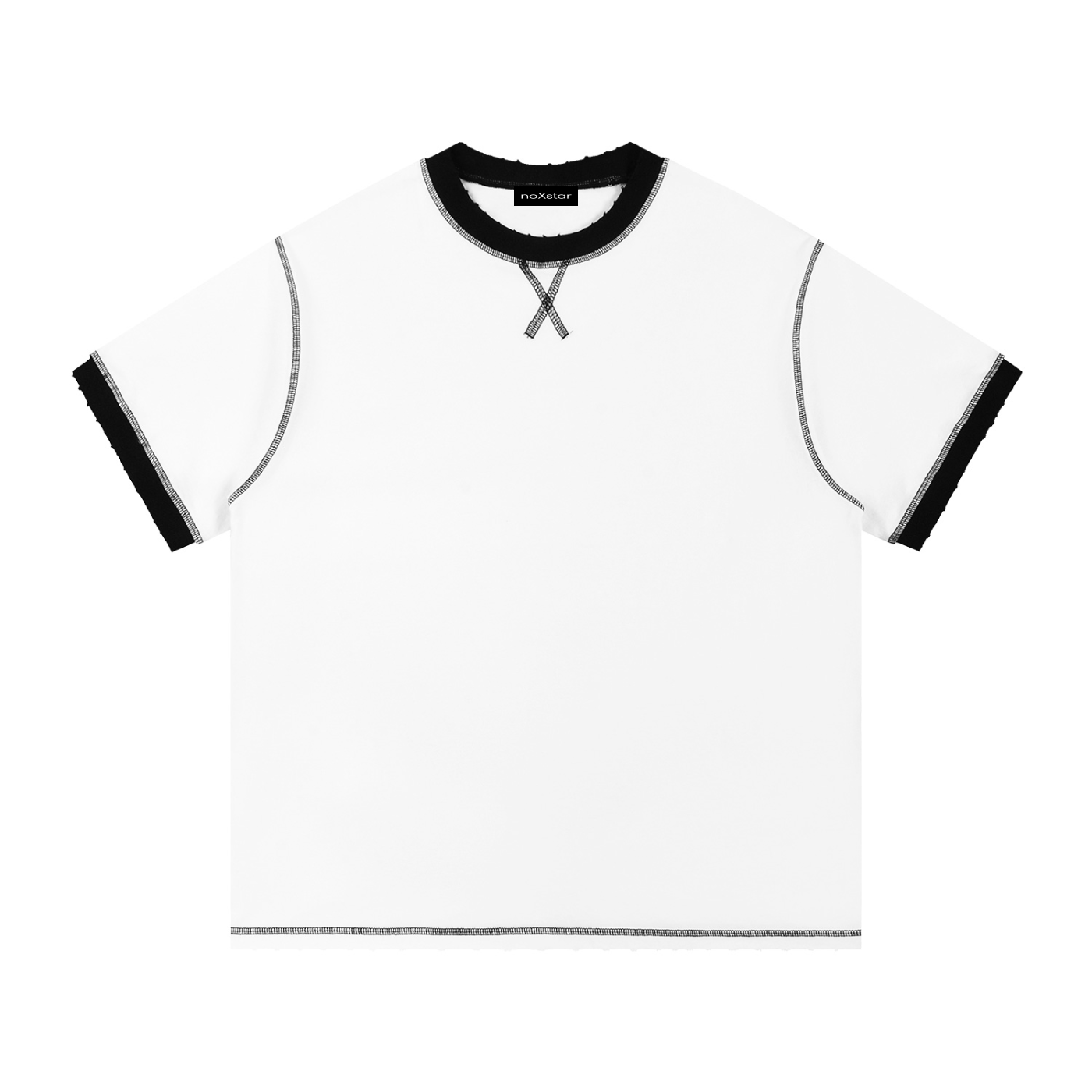 Contrast-Stitched Cotton T-Shirt