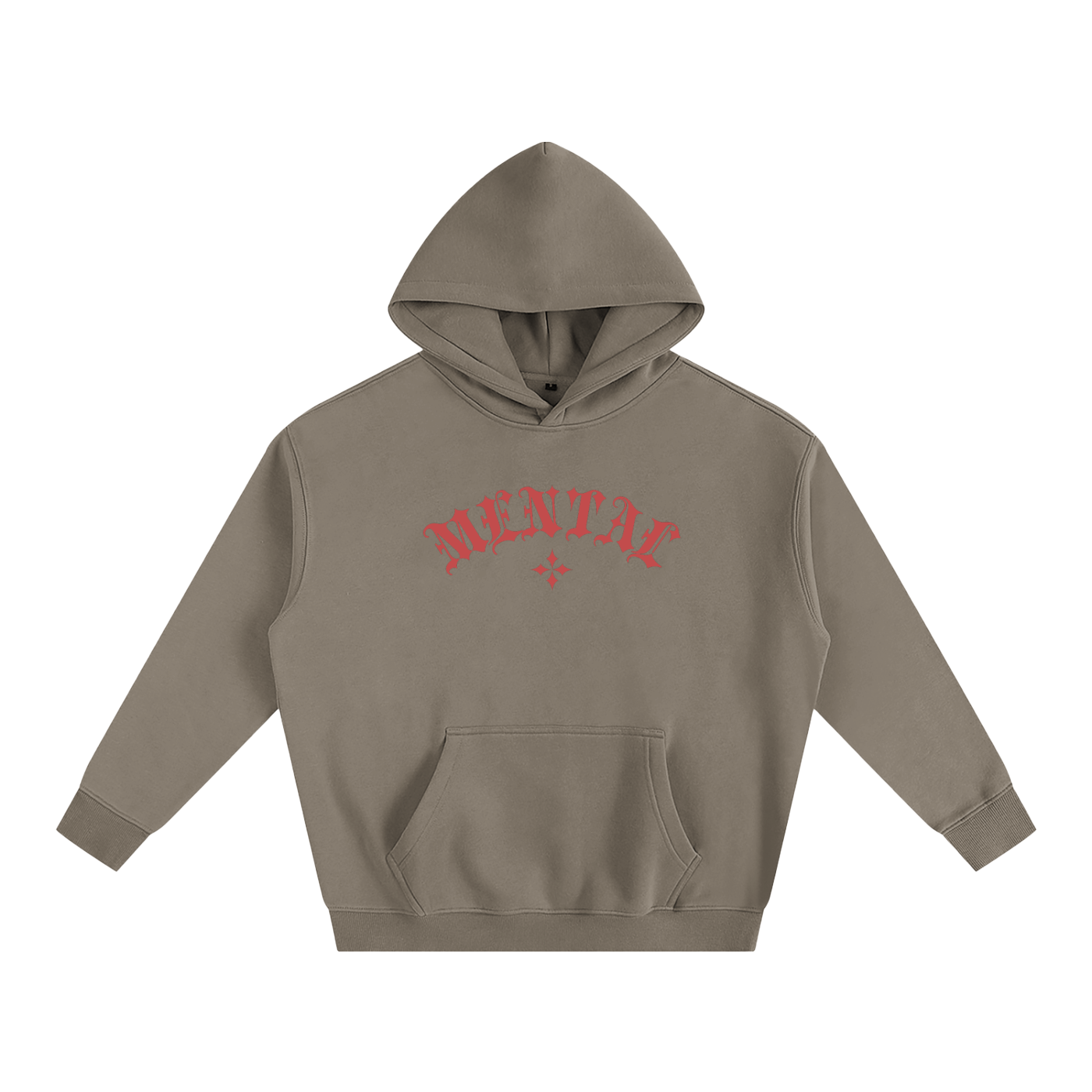 Mental-Oversize Fleeced Hoodie