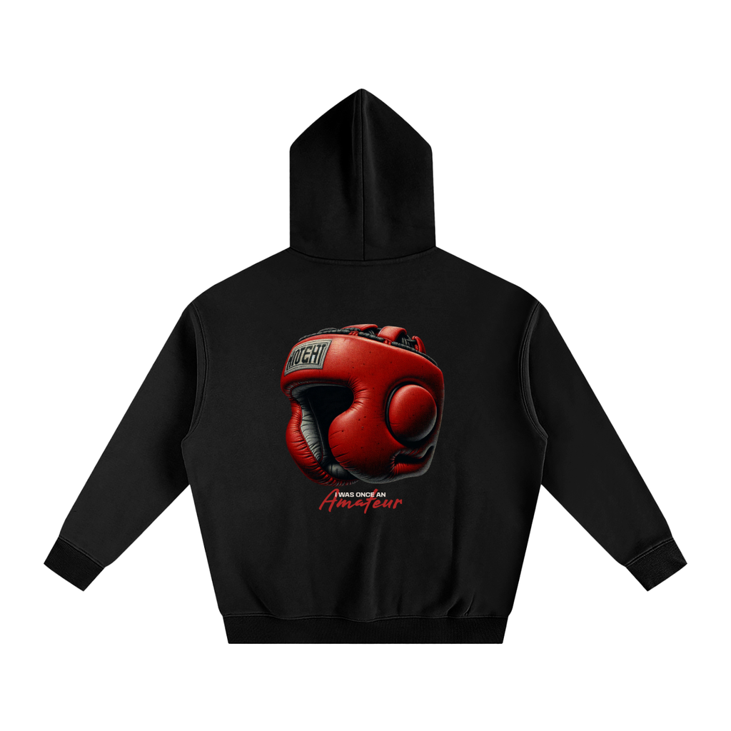 Printed-Oversize Fleeced Hoodie