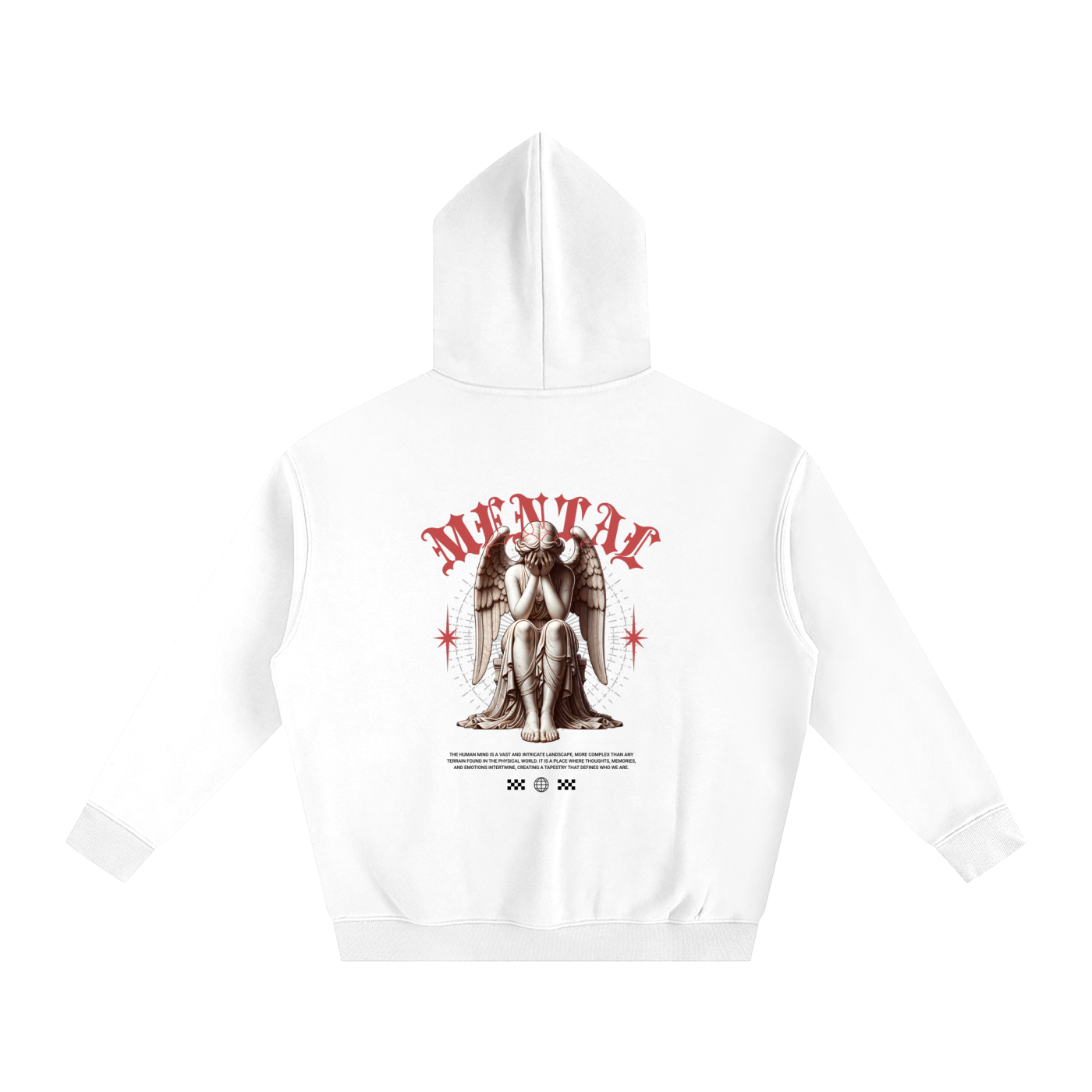 Mental-Oversize Fleeced Hoodie