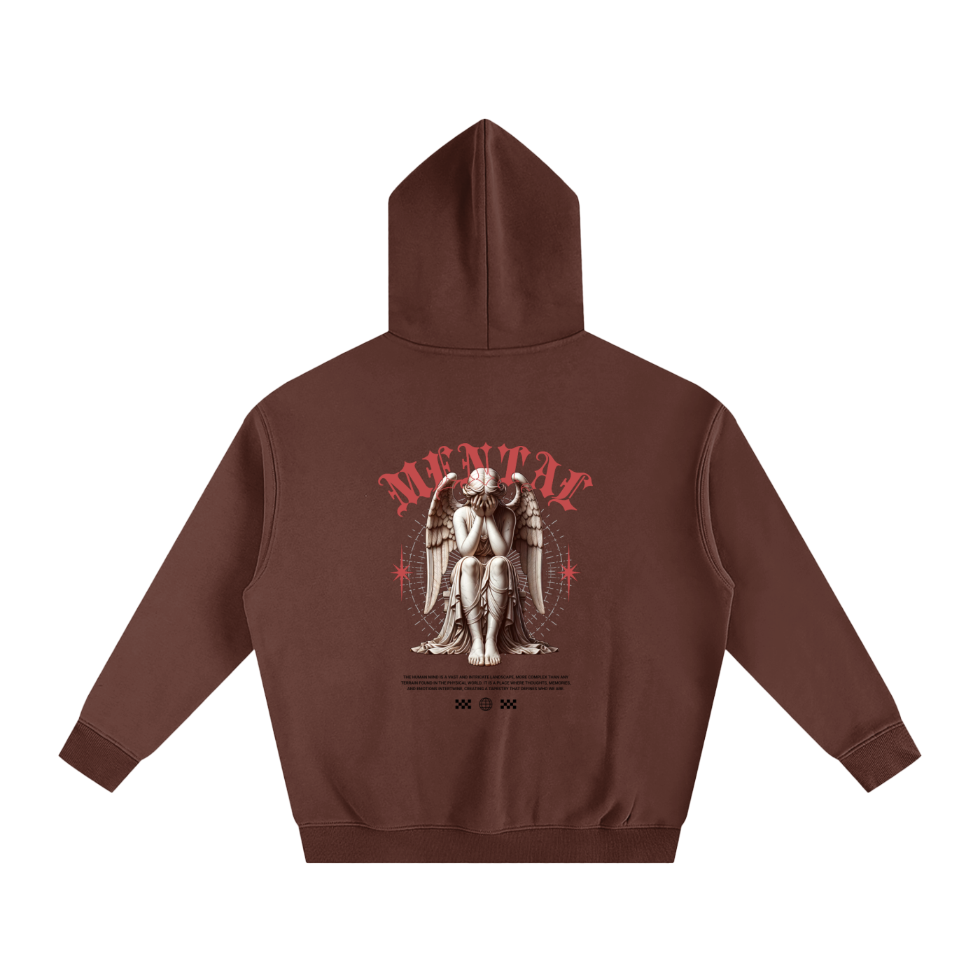 Mental-Oversize Fleeced Hoodie