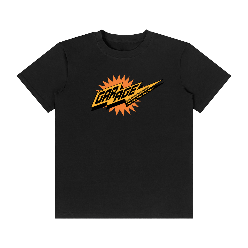 GARAGE-Unisex Classic Crew Neck Cotton T-Shirt