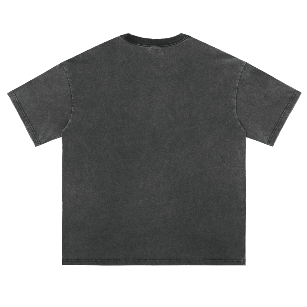 Vintage Washed Loose Fluffy T-Shirt