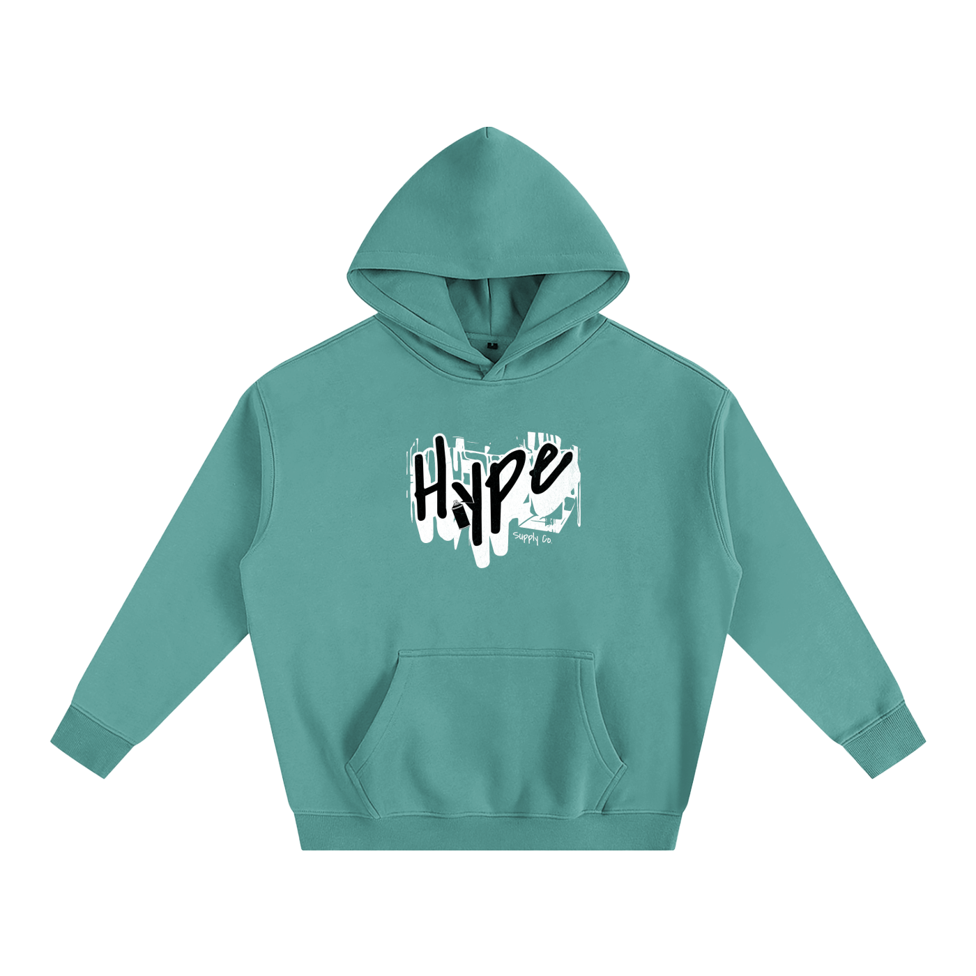 Hype-Oversize Fleeced Hoodie