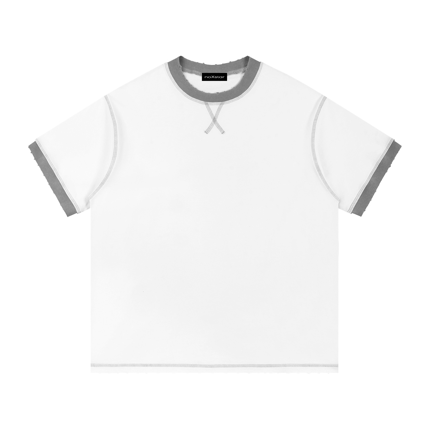 Contrast-Stitched Cotton T-Shirt