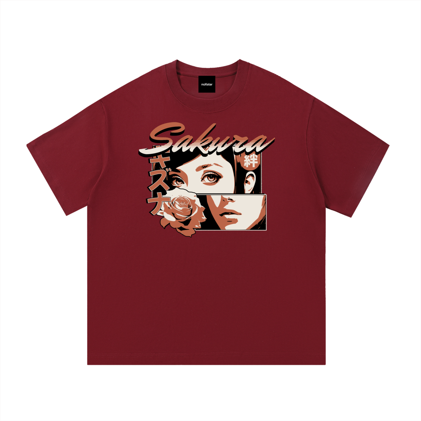 Sakura-Essential Cotton T-Shirt