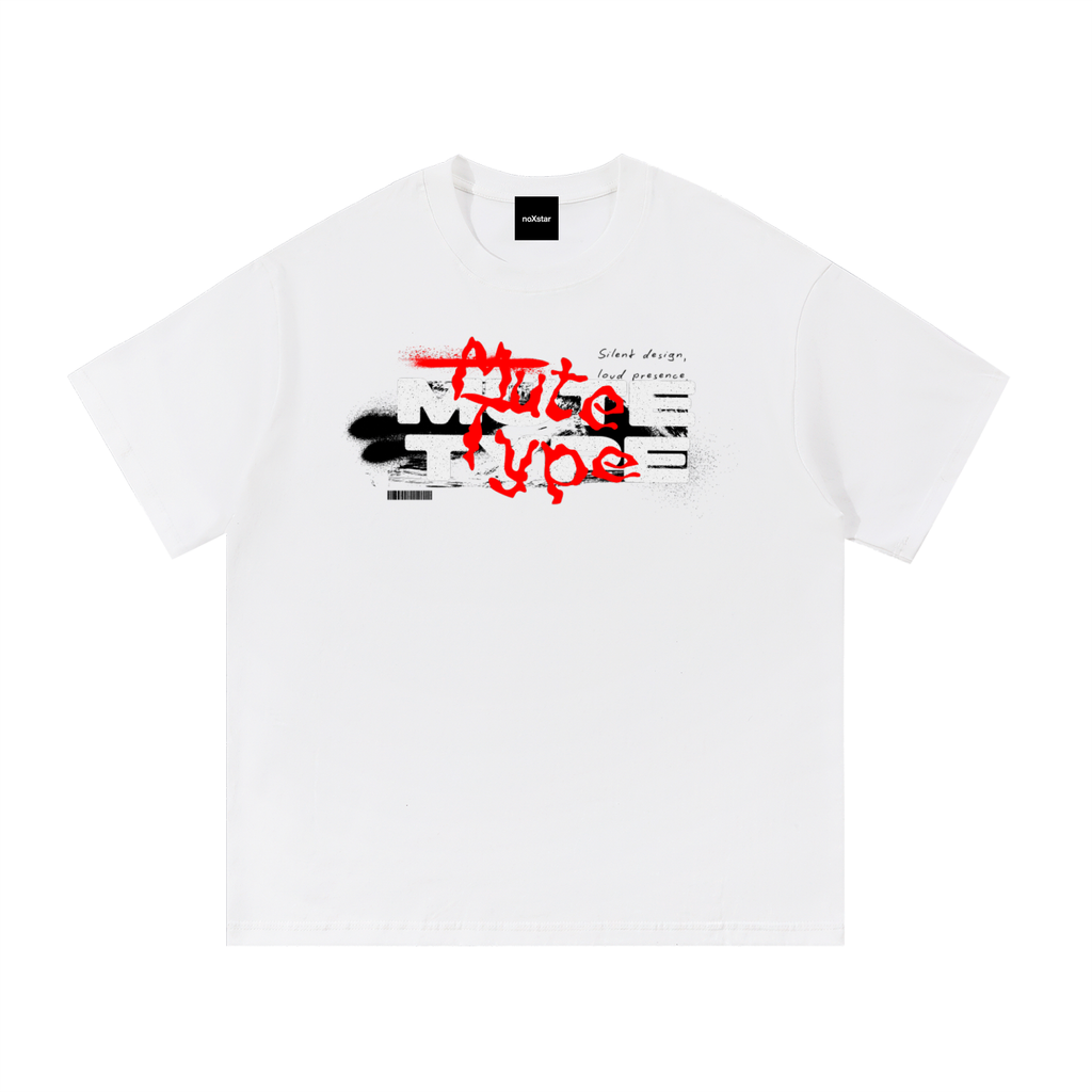 MUTE TYPE-Essential Cotton T-Shirt