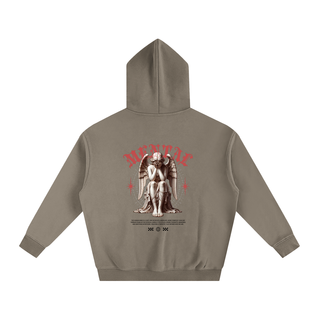 Mental-Oversize Fleeced Hoodie