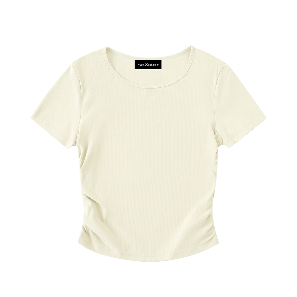 Ruched Bodycon Crop Top