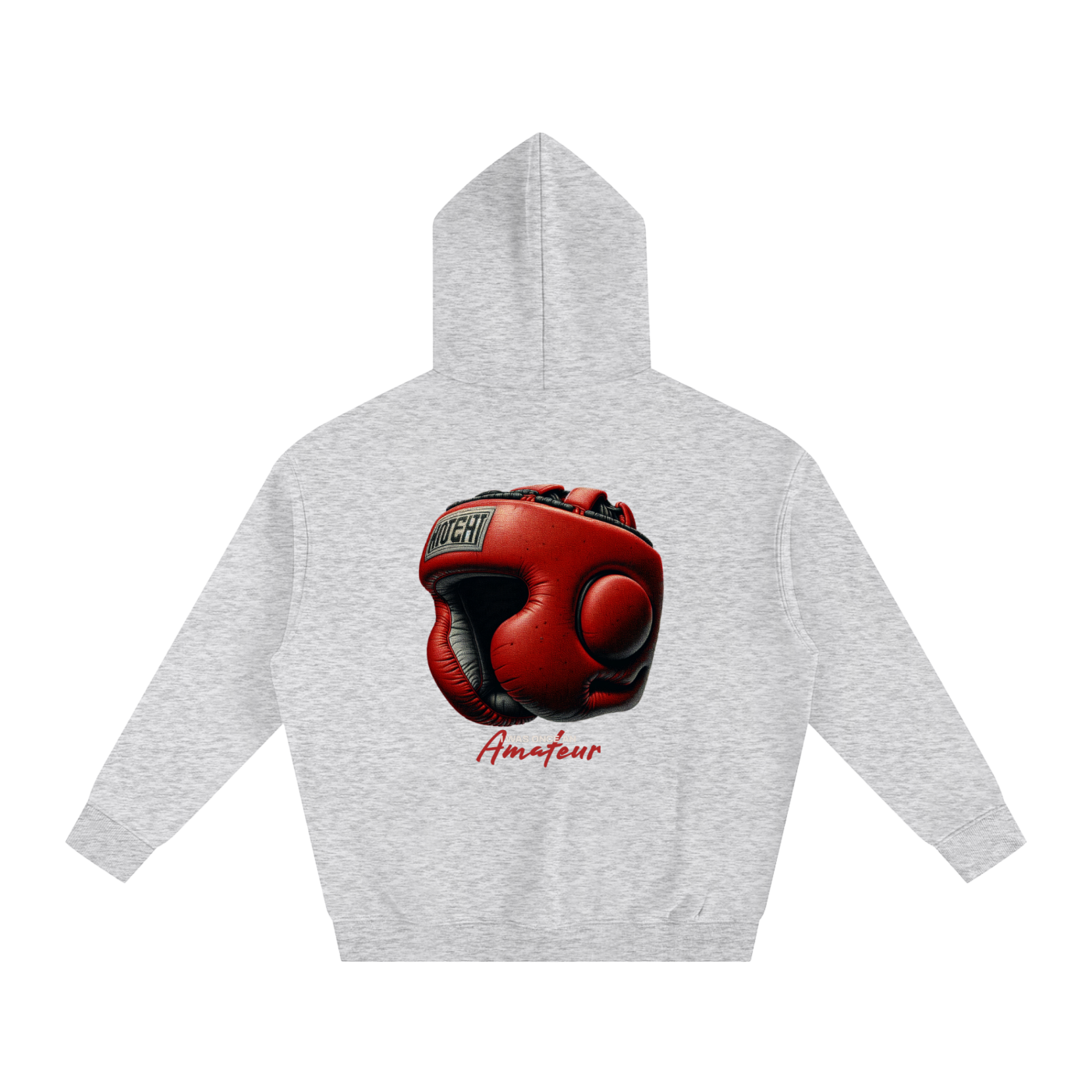 Printed-Oversize Fleeced Hoodie