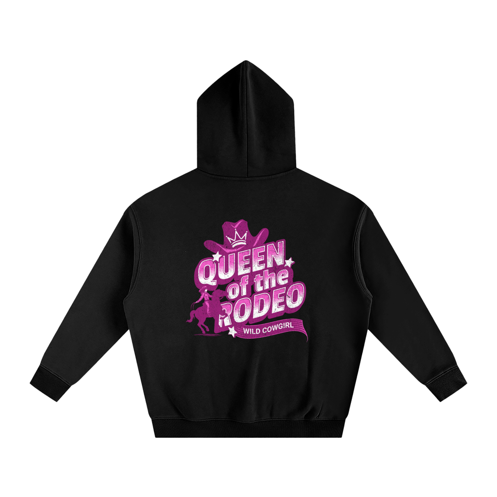 Cowgirl-Oversize Fleeced Hoodie