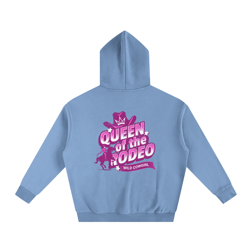 Cowgirl-Oversize Fleeced Hoodie