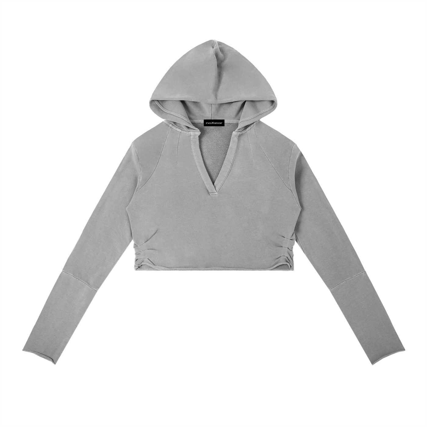 Vintage Washed Raw Edge Hoodie