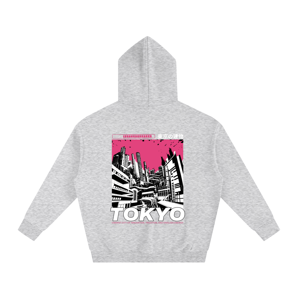 TOKYO-Oversize Fleeced Hoodie