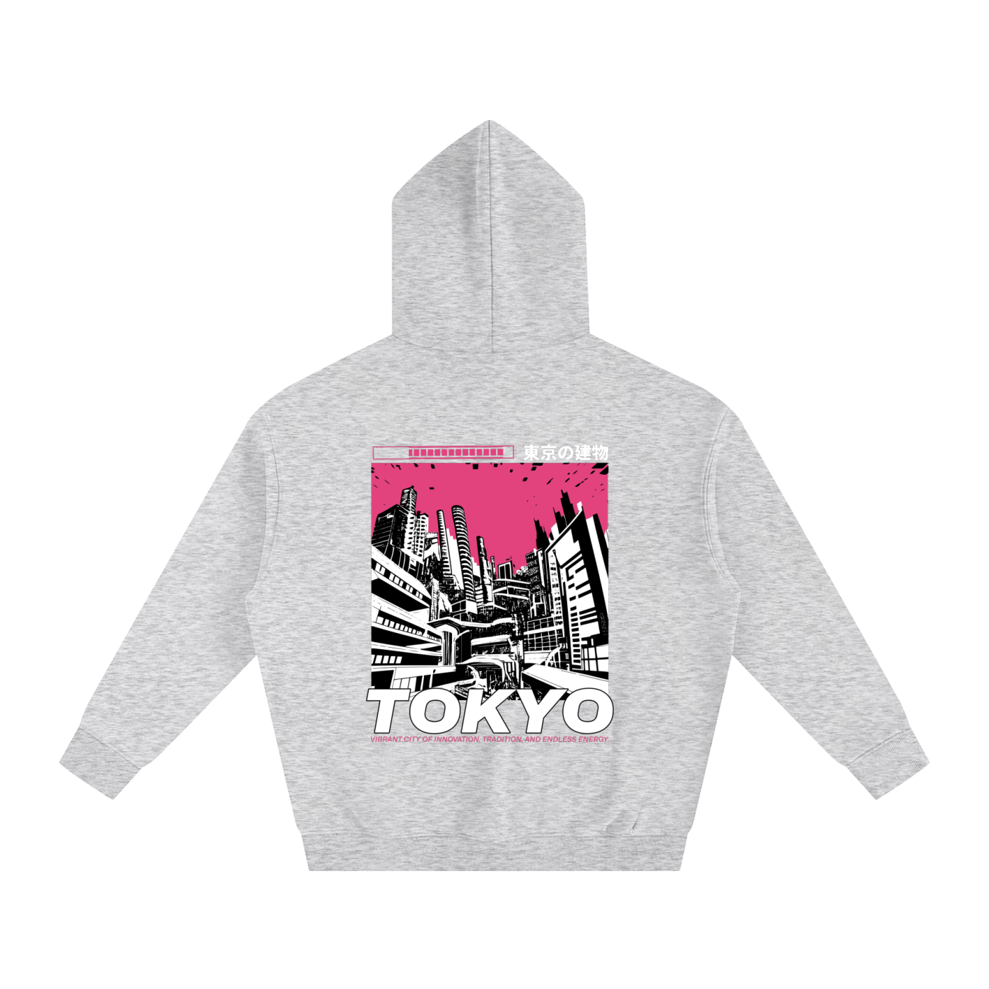 TOKYO-Oversize Fleeced Hoodie