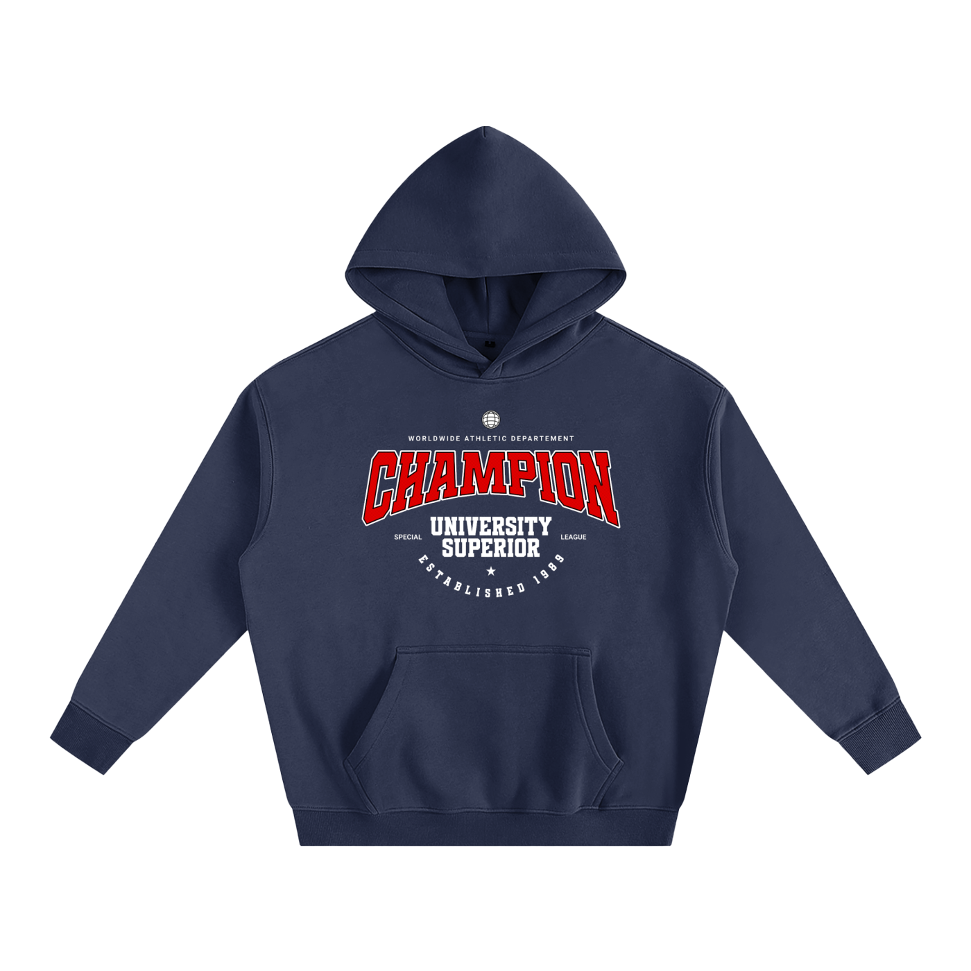 CHAMPION-Oversize Fleeced Hoodie