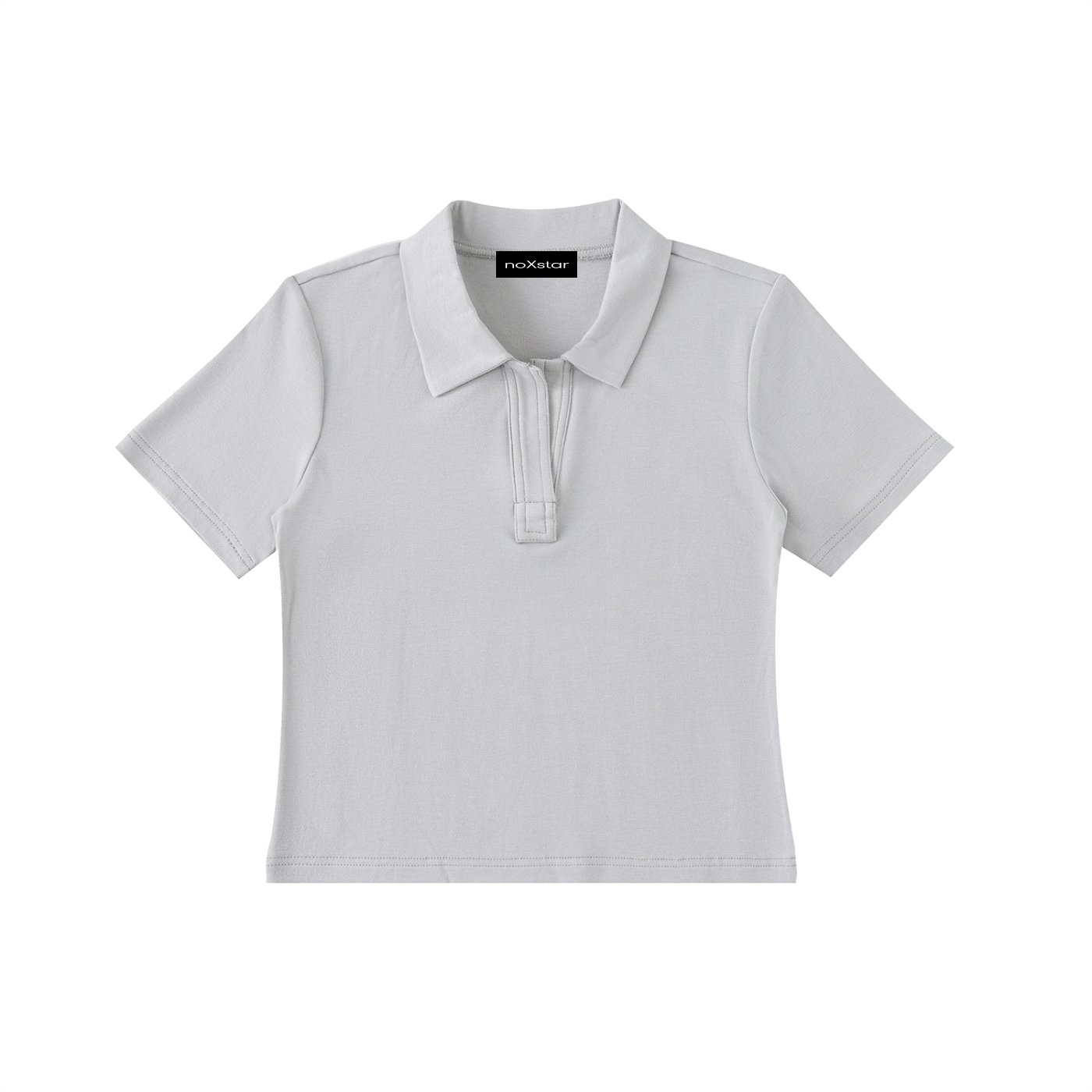 Bodycon Short Sleeve Polo Shirt