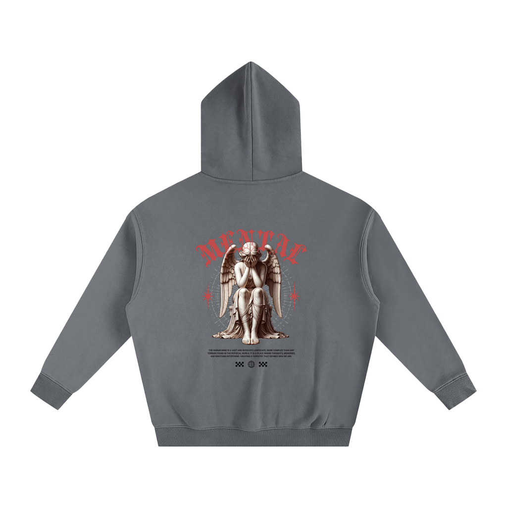Mental-Oversize Fleeced Hoodie