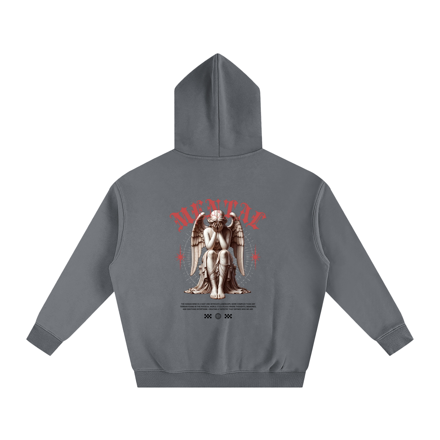 Mental-Oversize Fleeced Hoodie
